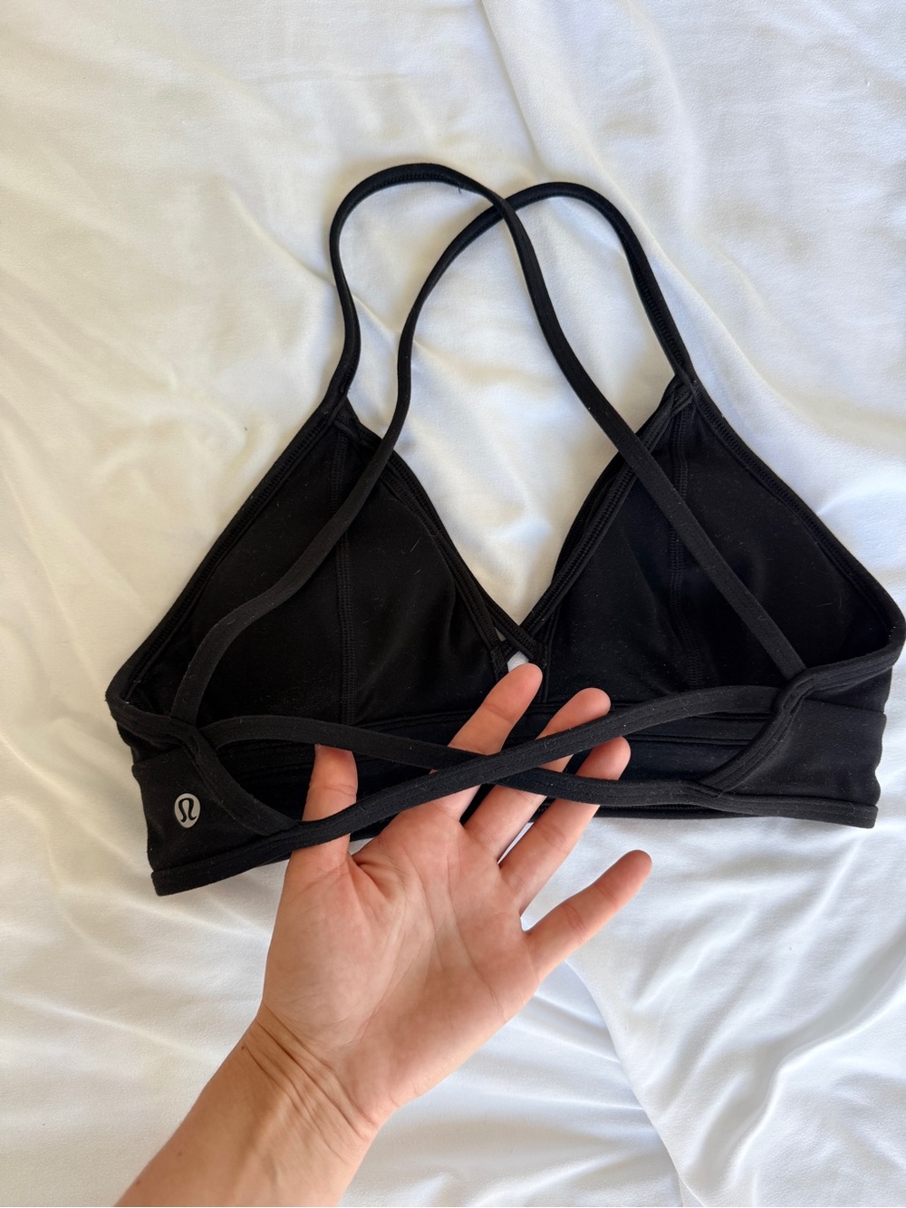 lululemon athletica Black Crisscross Strappy Sports Bra - Picture 1 of 4